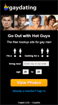 Mobile Screenshot of gaydating.com