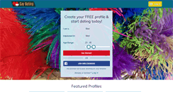 Desktop Screenshot of gaydating.co.za